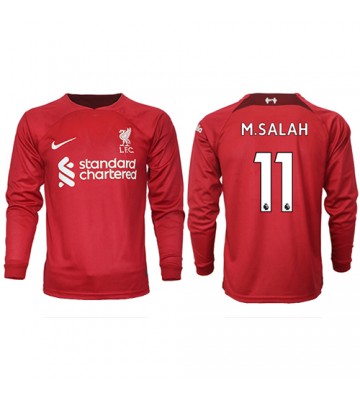 Liverpool Mohamed Salah #11 Hjemmedrakt 2022-23 Langermet